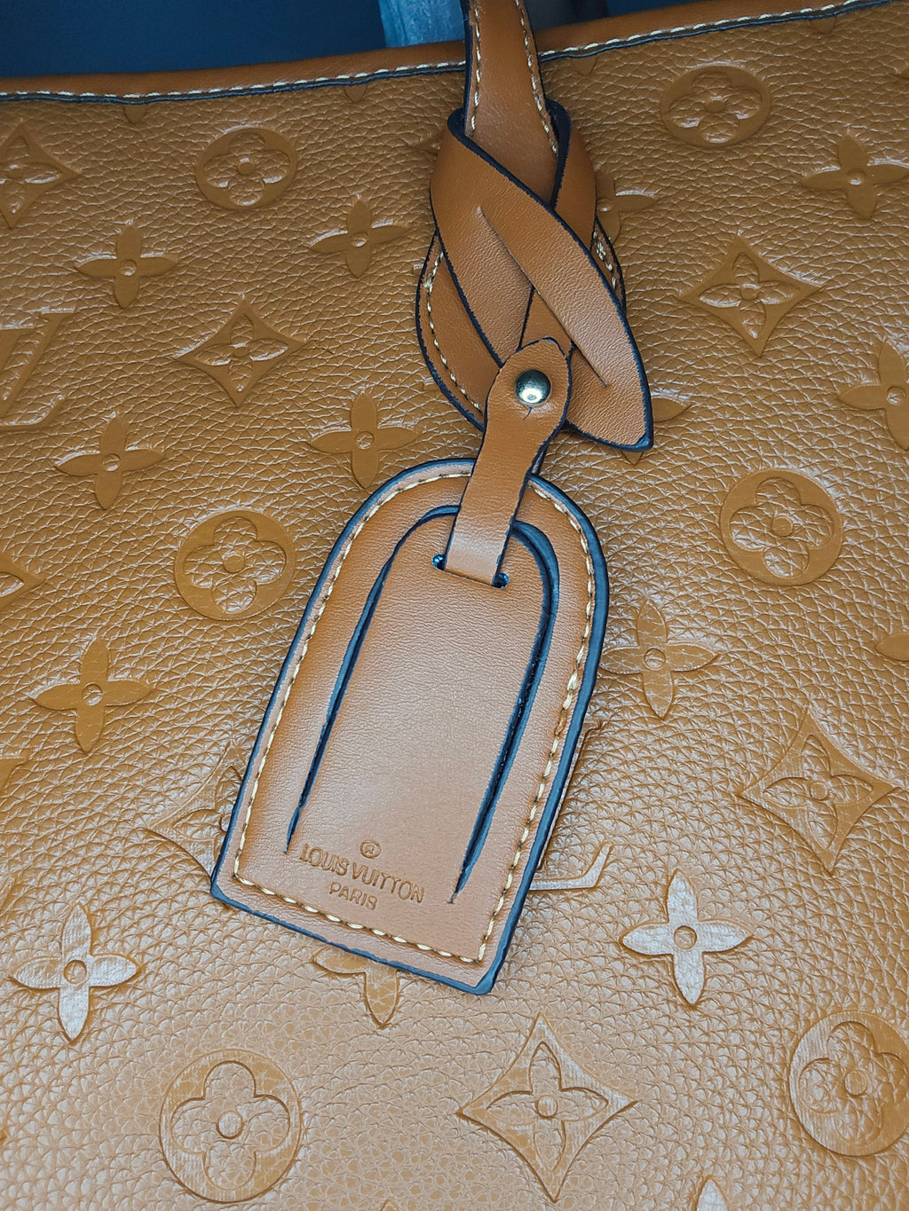 LV Cognac Classic Tote