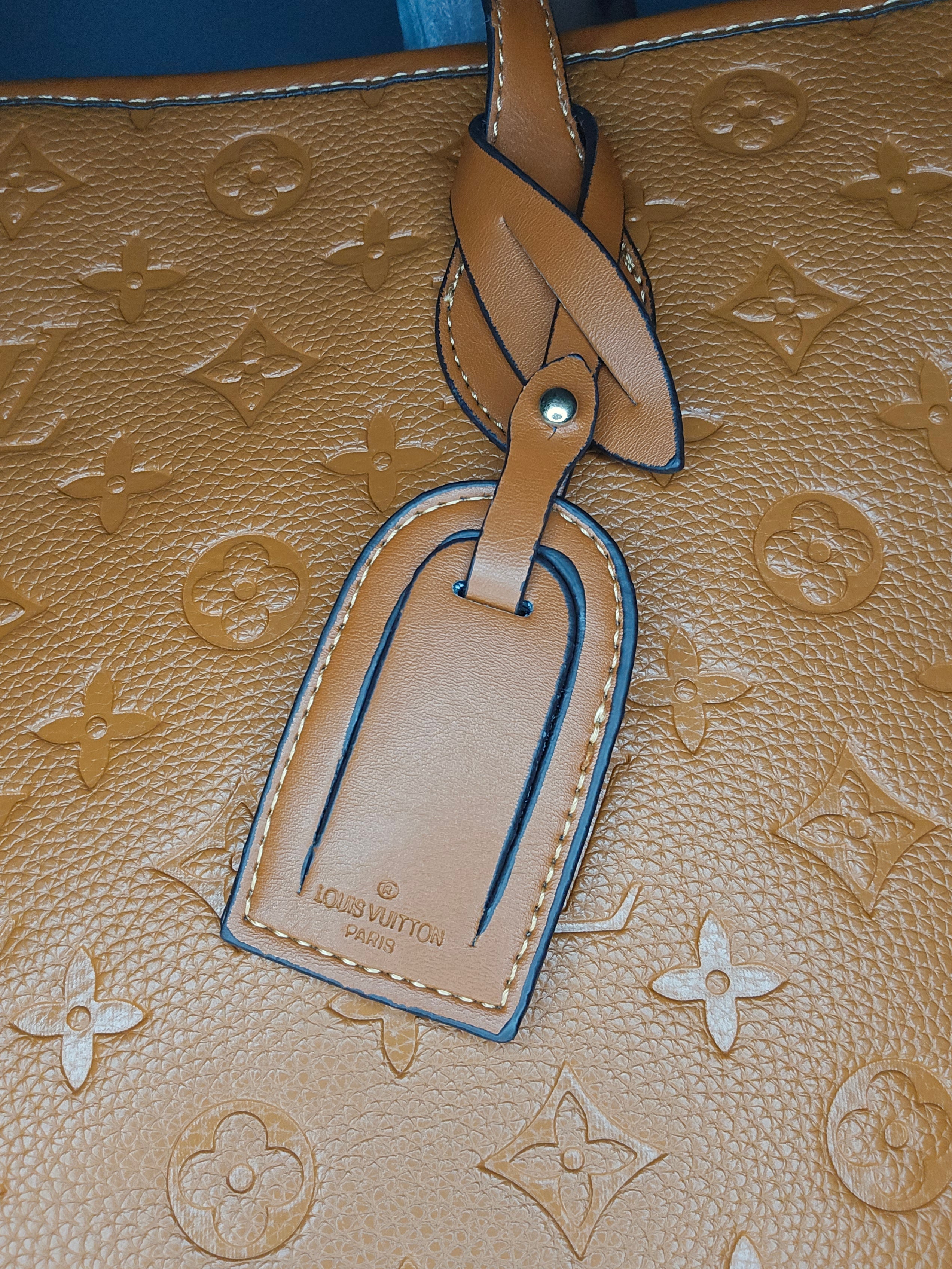 LV Cognac Classic Tote