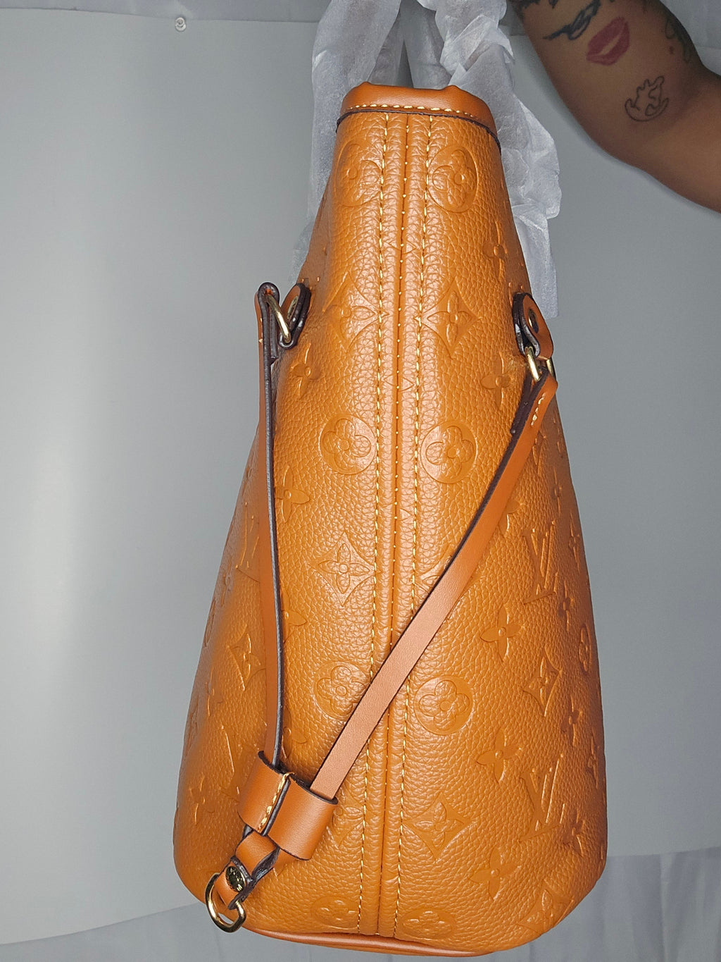 LV Cognac Classic Tote